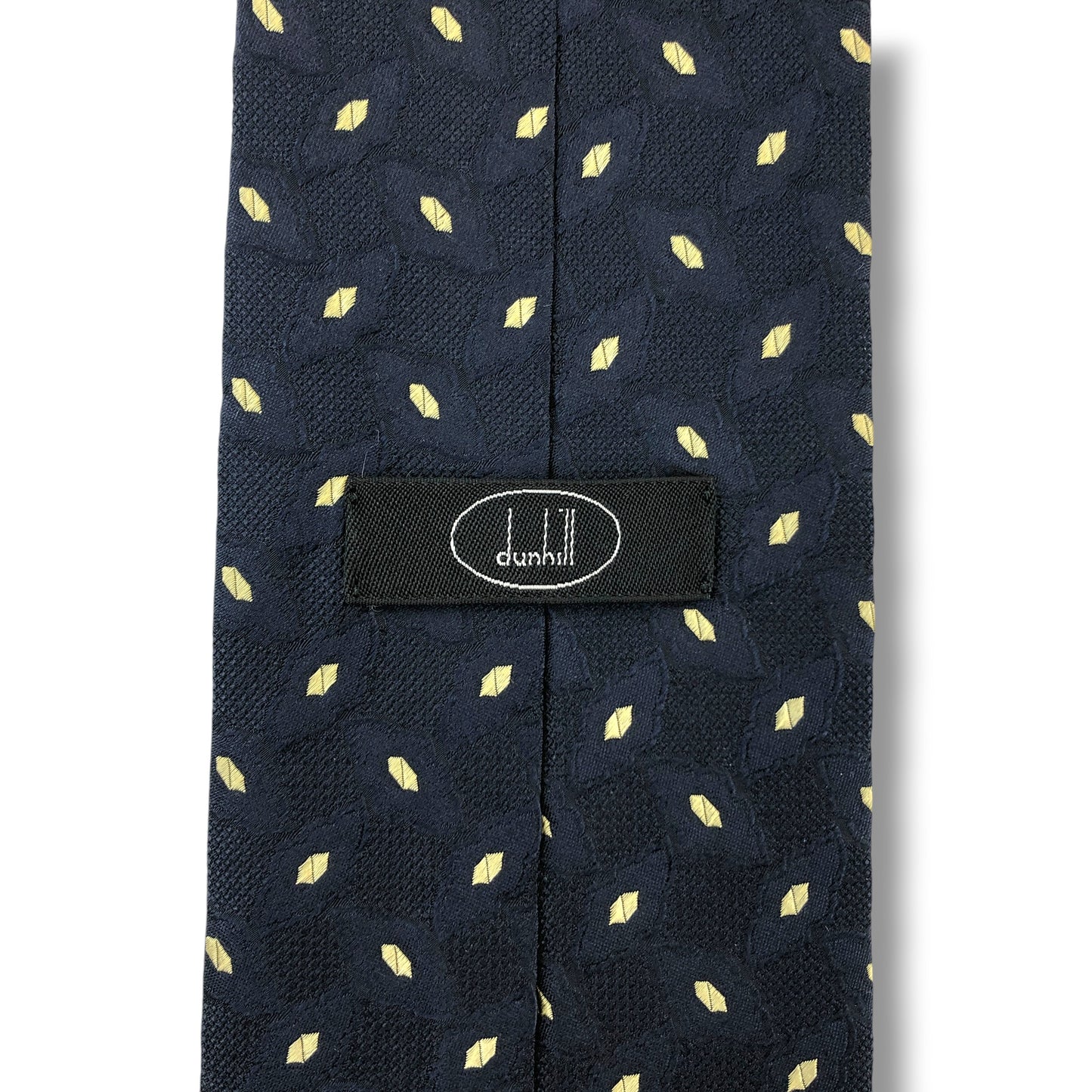【8413】美品！ダンヒル　ネクタイ　ネイビー系