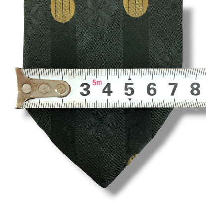 【8470】美品！ニコル　ネクタイ　ダークグリーン系
