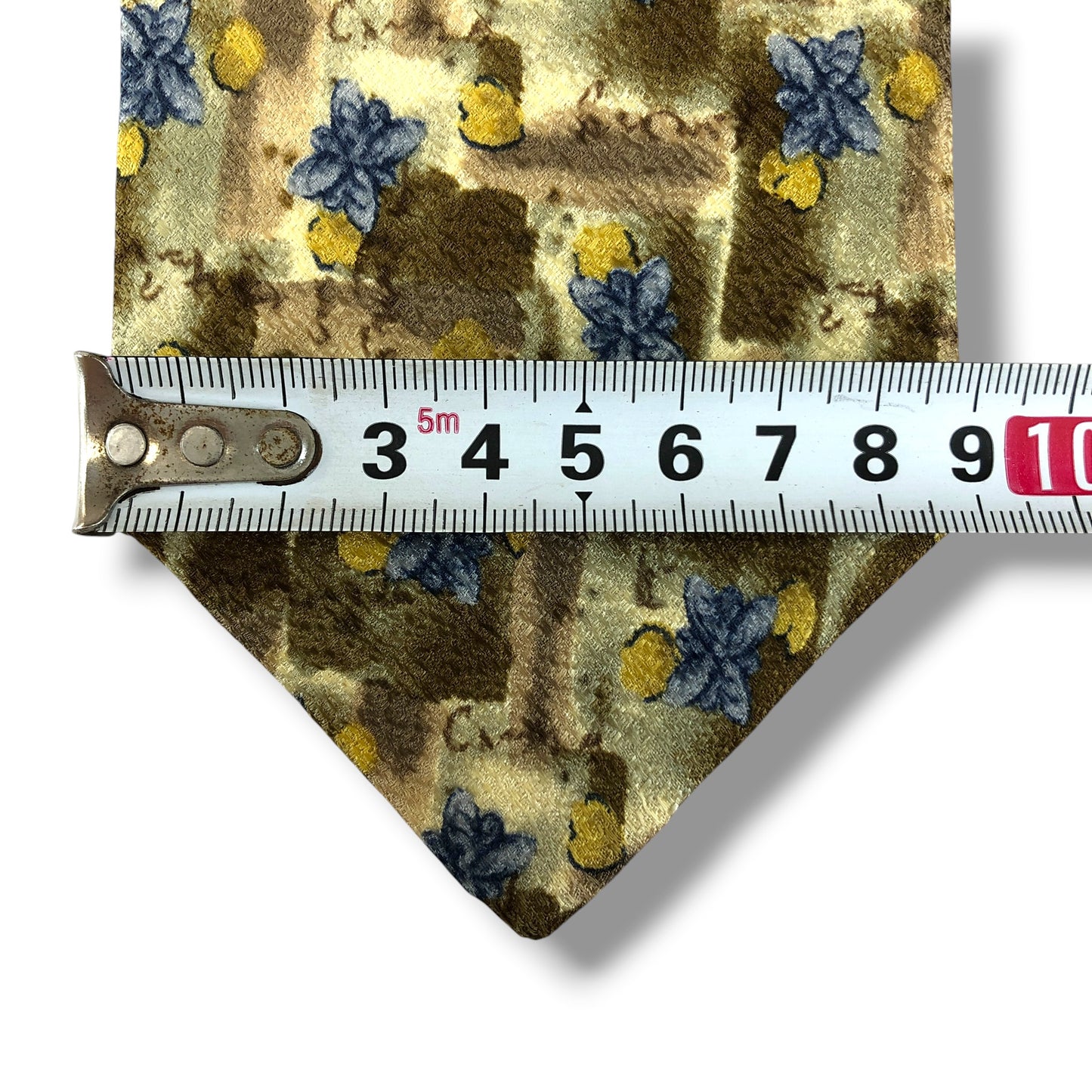 【8471】良品！ニナリッチ　ネクタイ　ライトブラウン系　花柄