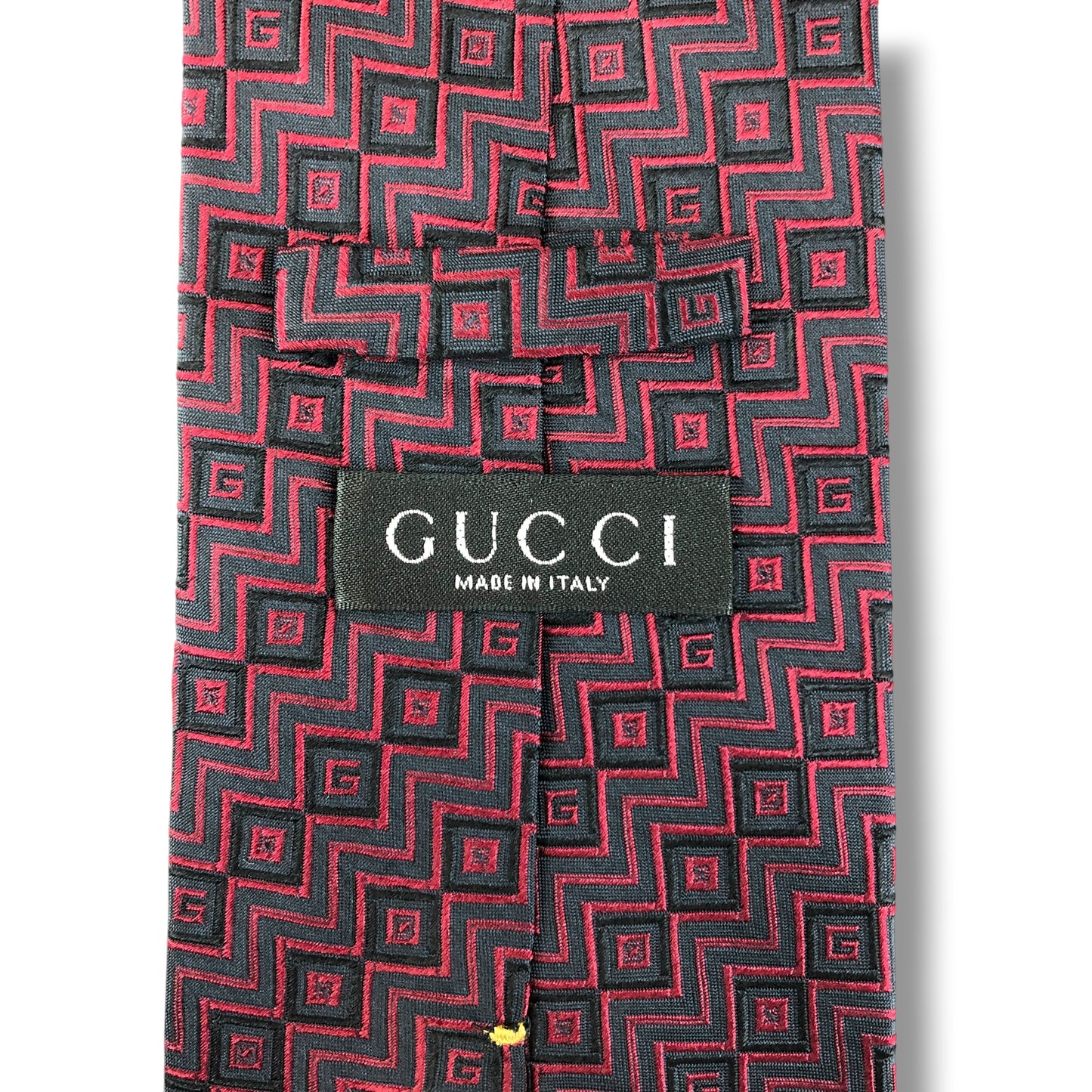【8490】良品！グッチ　ネクタイ　ボルドー系