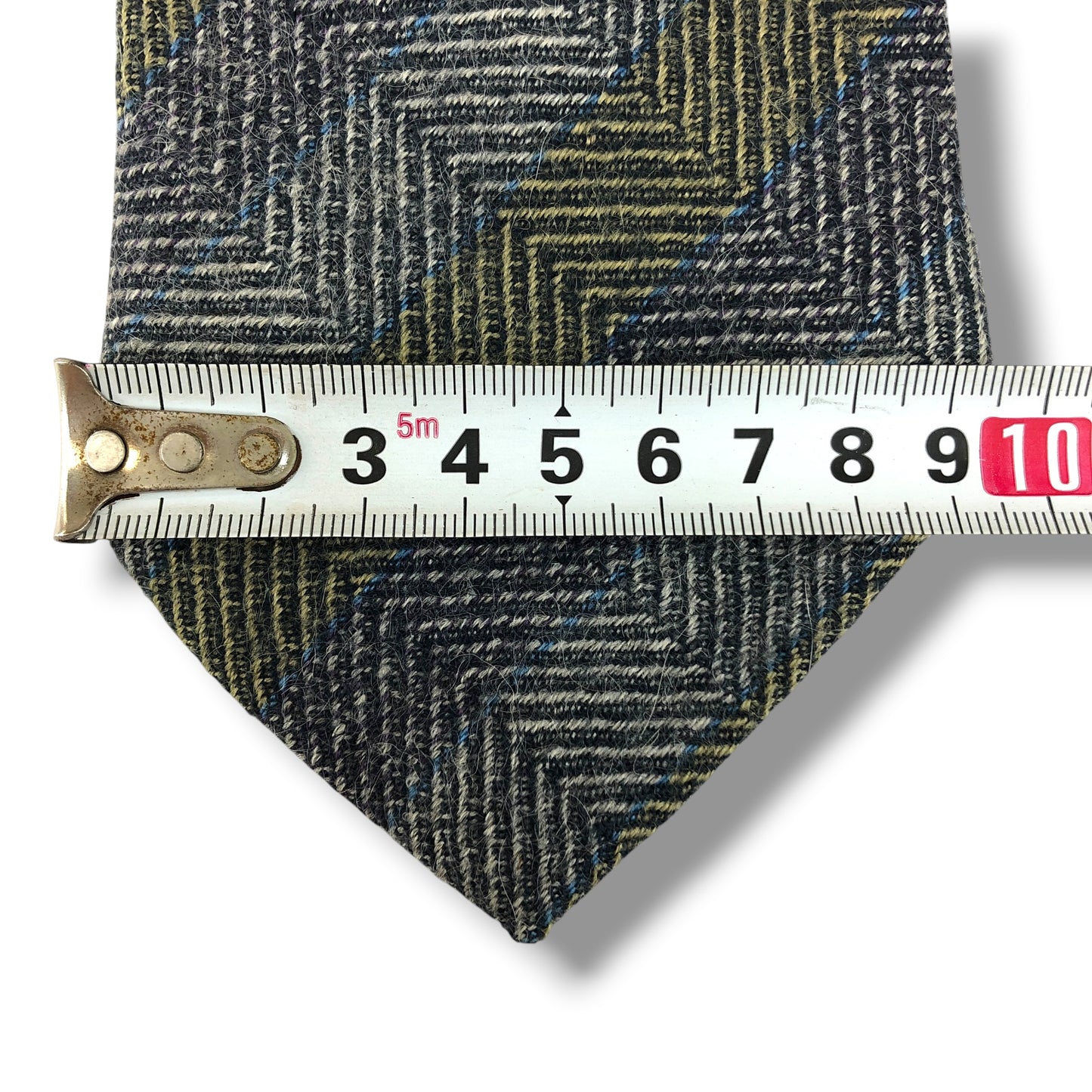 【8498】美品！ジバンシー　ネクタイ　グレー系×ブルー系