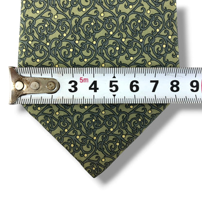 【8512】良品！エルメス　ネクタイ　薄緑系