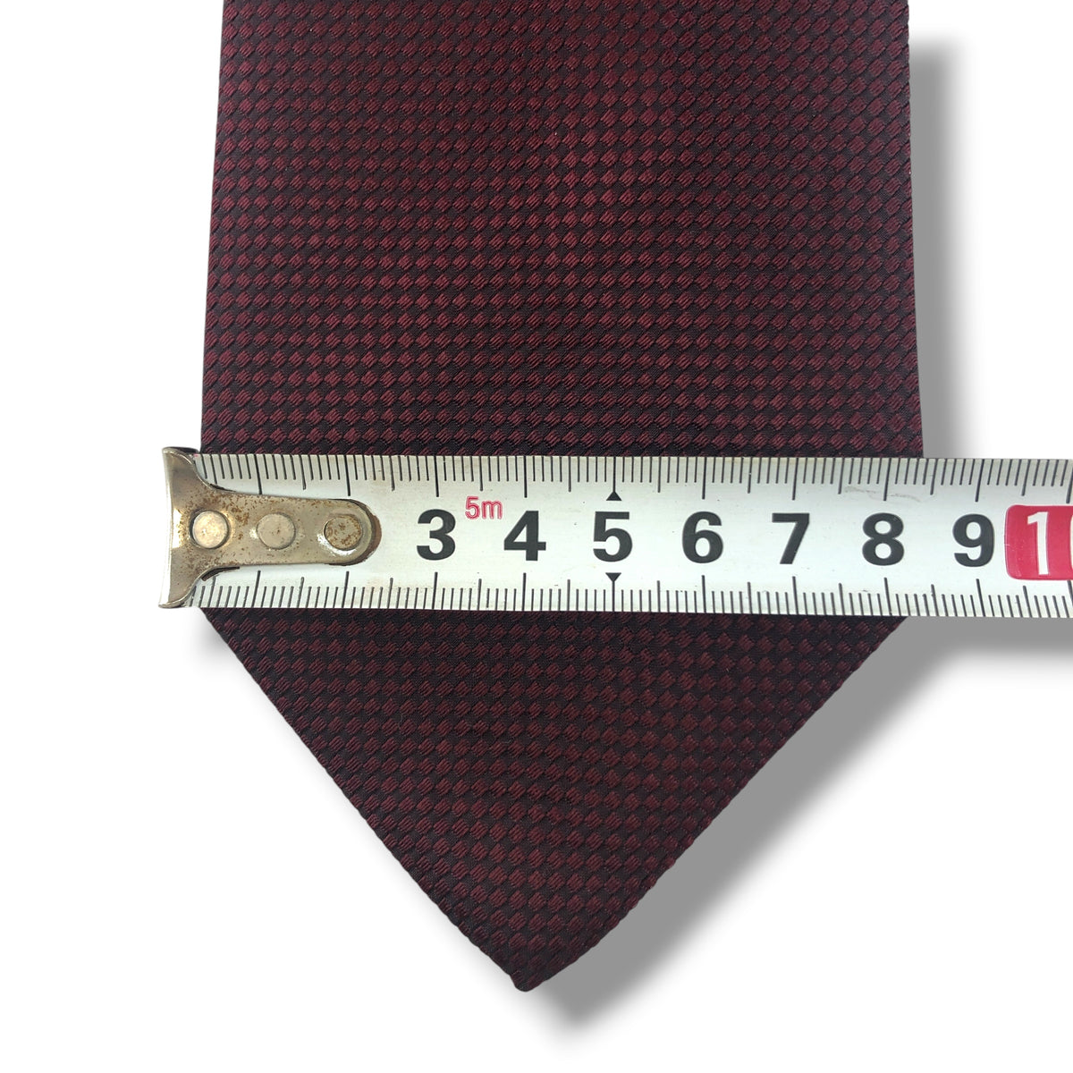 【8524】良品！ダンヒル　ネクタイ　ボルドー系