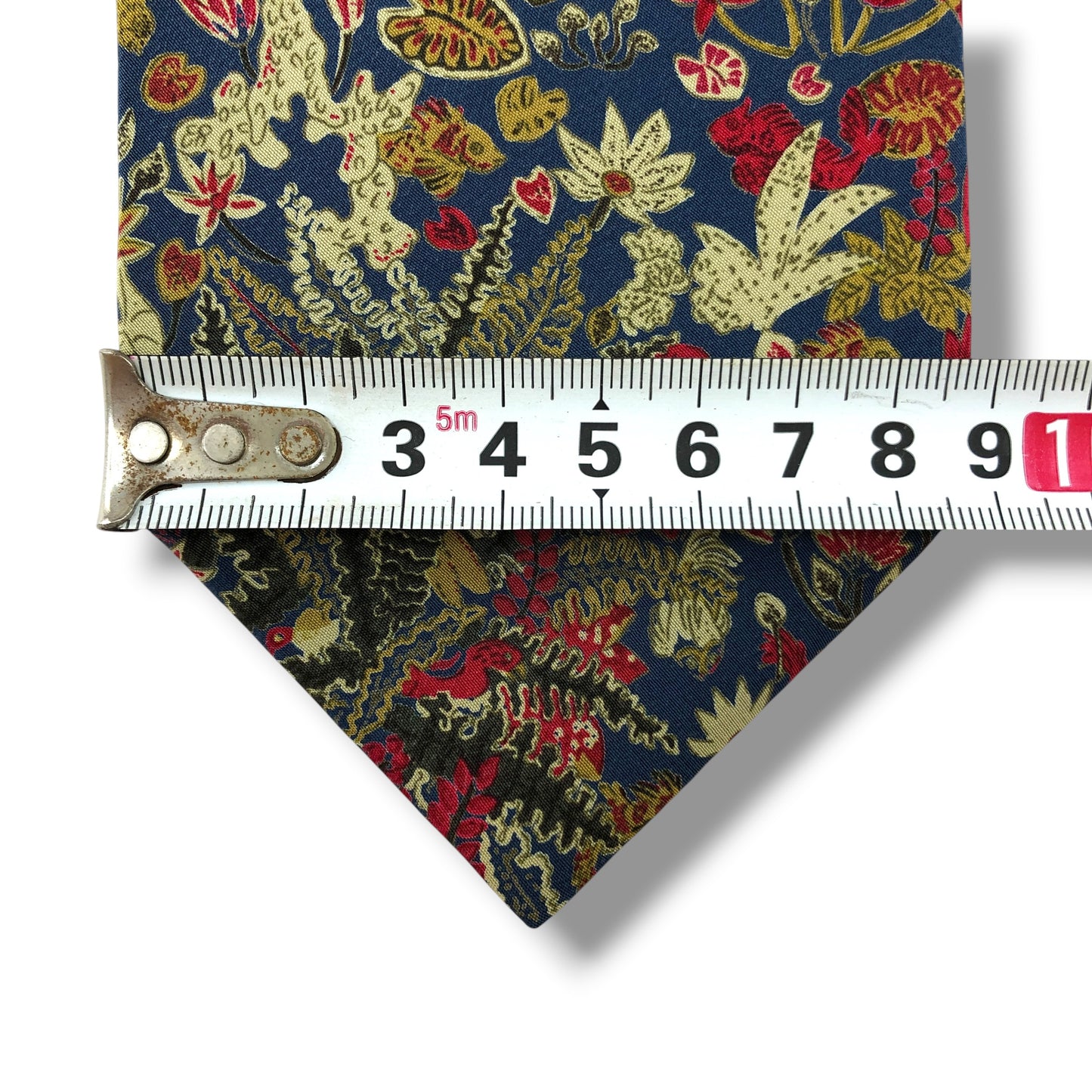 【8545】美品！ニナリッチ　ネクタイ　ネイビー系　花柄