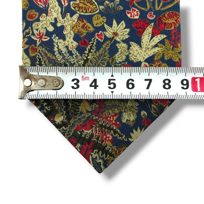 【8545】美品！ニナリッチ　ネクタイ　ネイビー系　花柄