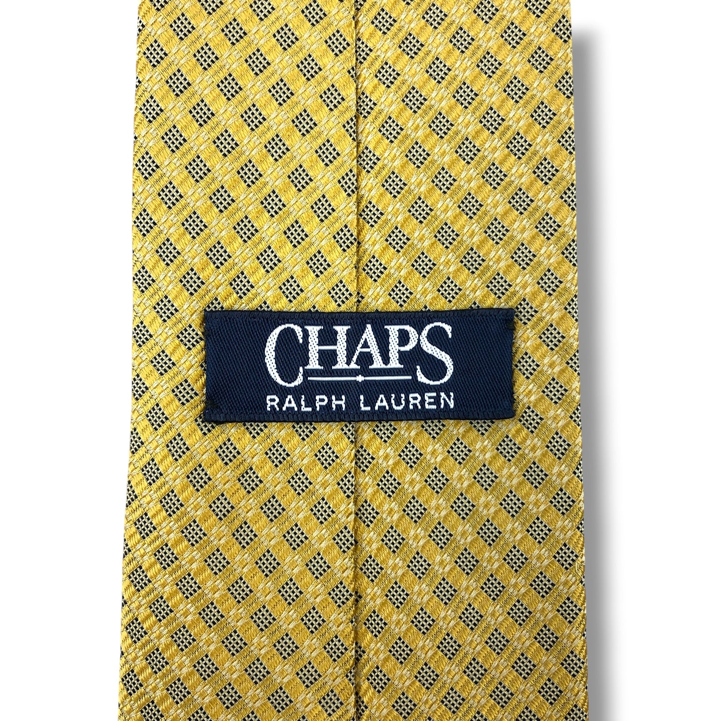 【8553】美品！チャップスラルフローレン　ネクタイ　イエロー系