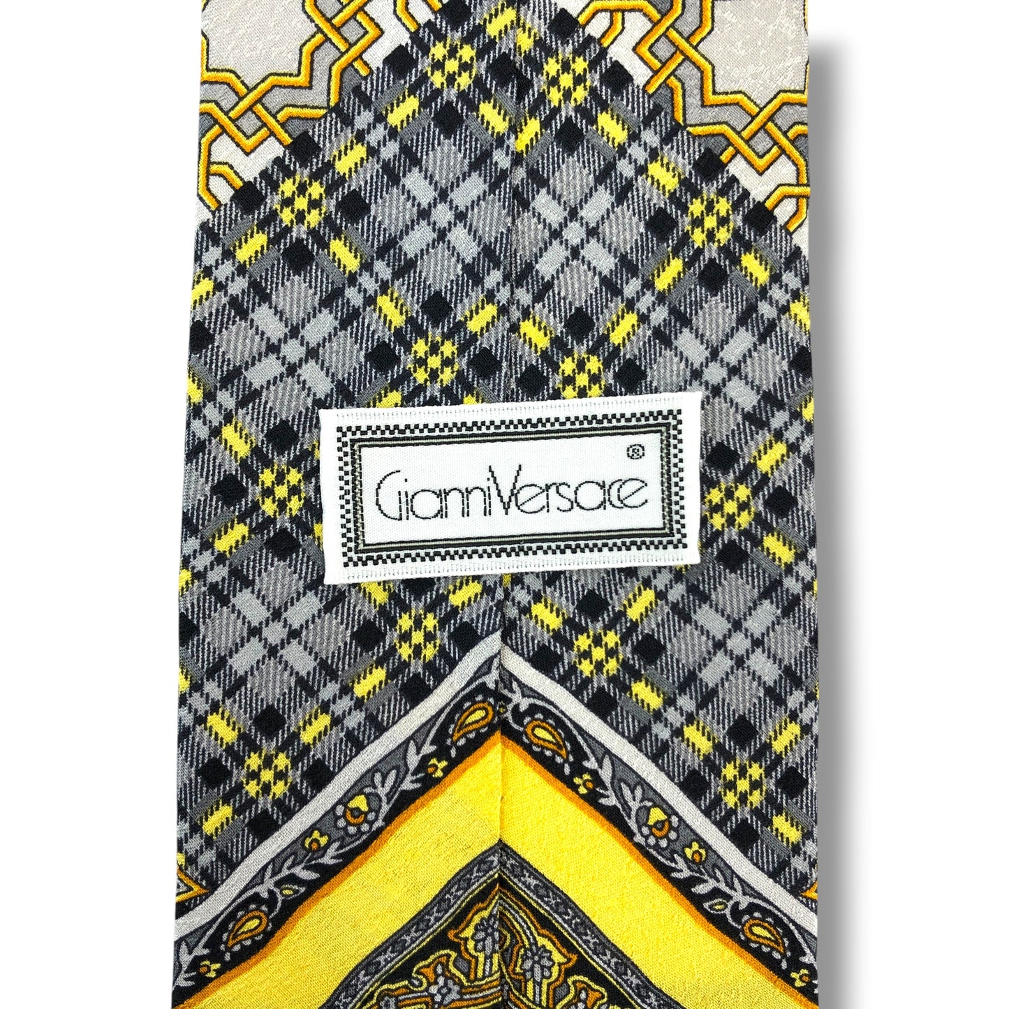 【8564】良品！ジャンニヴェルサーチ　ネクタイ　ブラック系