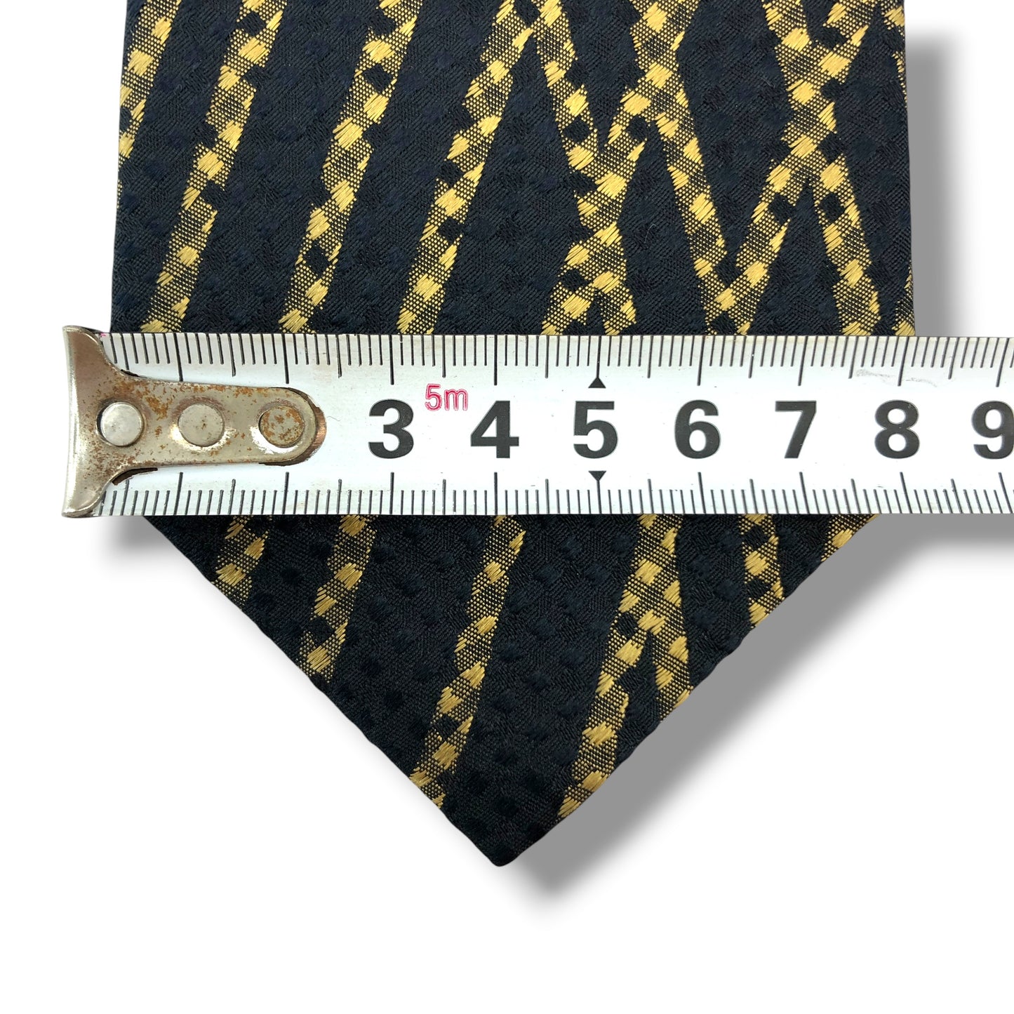 【8589】美品！銀座田屋　ネクタイ　ネイビー系