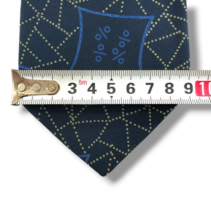 【8800】美品！アルマーニ　ネクタイ　ネイビー系　薄手