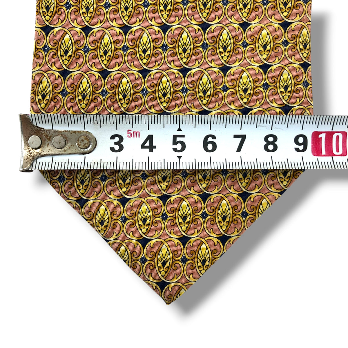 【8812】良品！クロエ　ネクタイ　サーモンピンク系