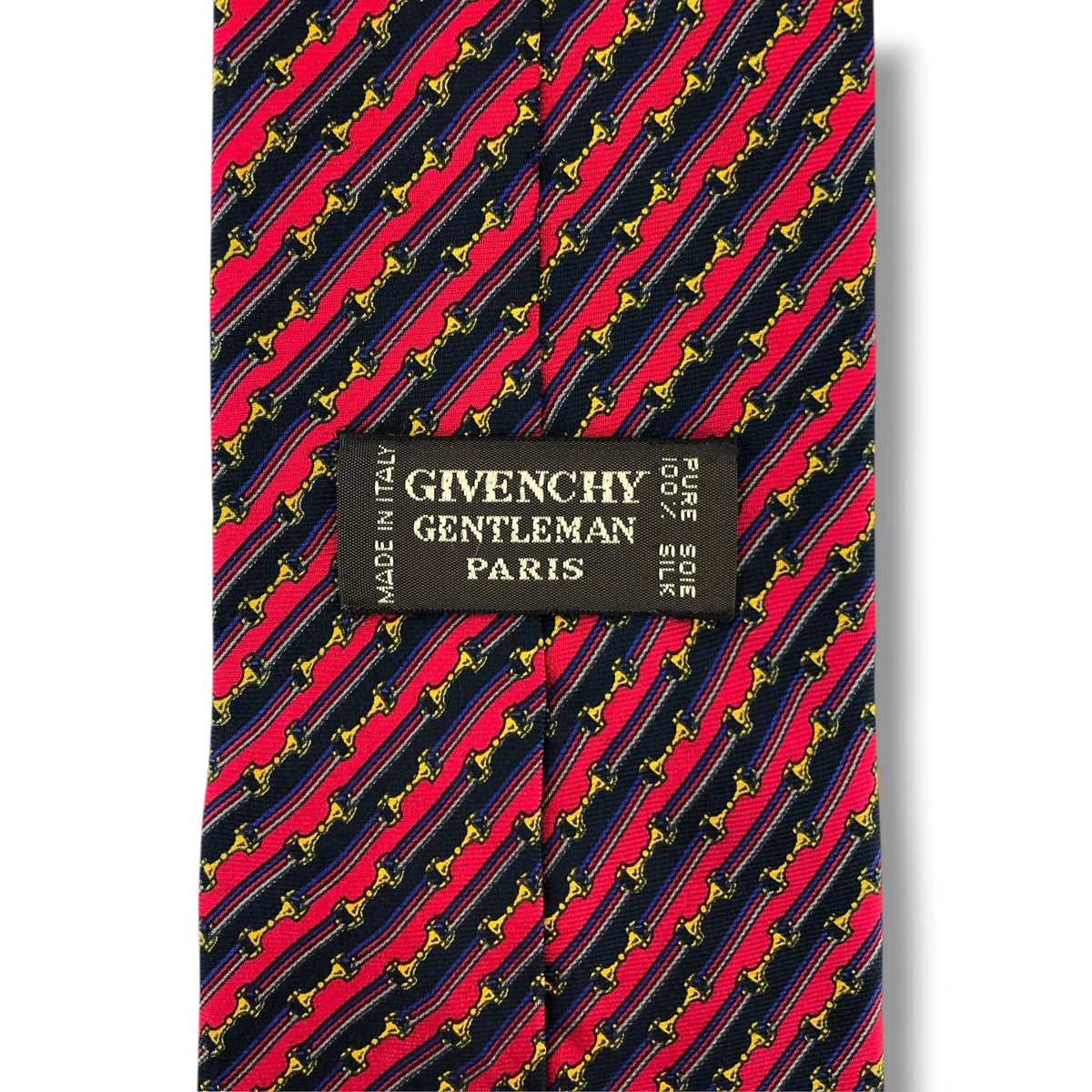 【8816】良品！ジバンシー　ネクタイ　レッド系