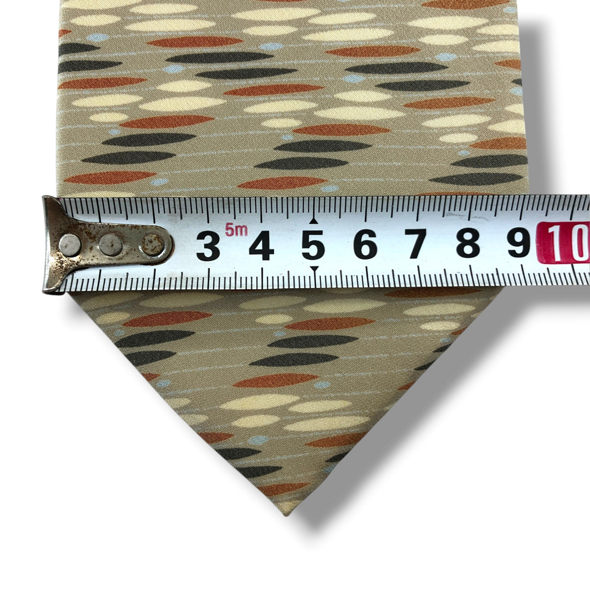 【8838】良品！クロエ　ネクタイ　ベージュ系