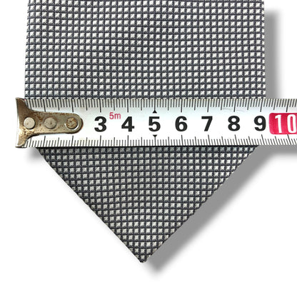 【8876】美品！ランバン　ネクタイ　シルバー系