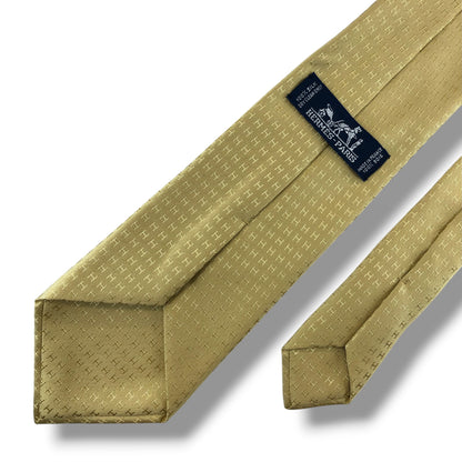 【8882】美品！エルメス　ネクタイ　ゴールド系