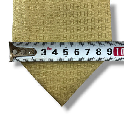 【8882】美品！エルメス　ネクタイ　ゴールド系
