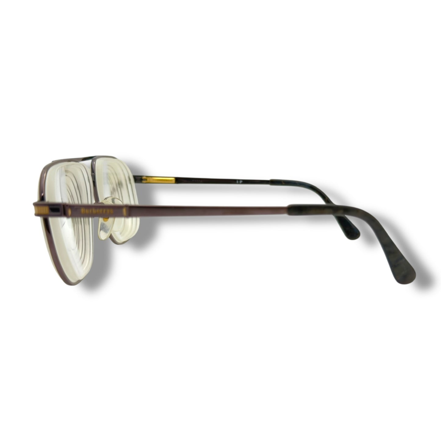 【156】良品！バーバリーズ　メガネ　ブラウン系