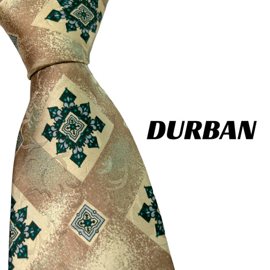 [6115] Beautiful item! Durban tie, light brown 