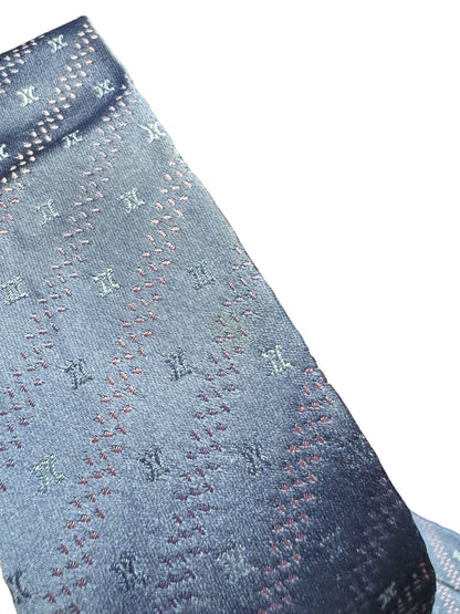 Maintenance [7418] Good condition! Celine tie, blue 