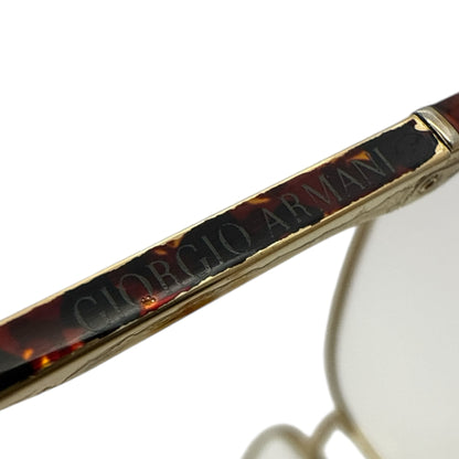 【173】可品！アルマーニ　メガネ　ゴールド系
