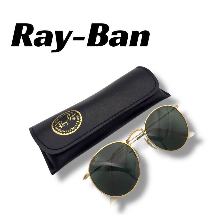 [75] Ray-Ban sunglasses, gold