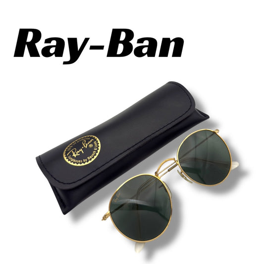 [75] Ray-Ban sunglasses, gold