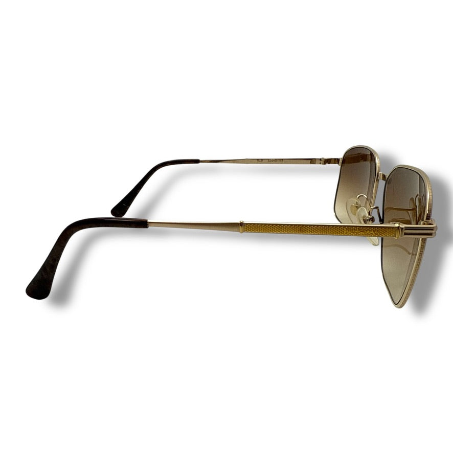 【212】美品ー良品！バーバリー　サングラス　ゴールド系