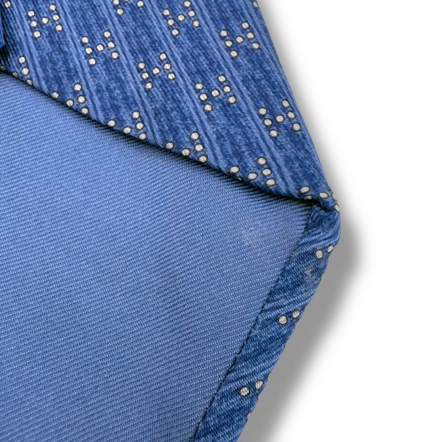 【7524】良品！エルメス　ネクタイ　ブルー系