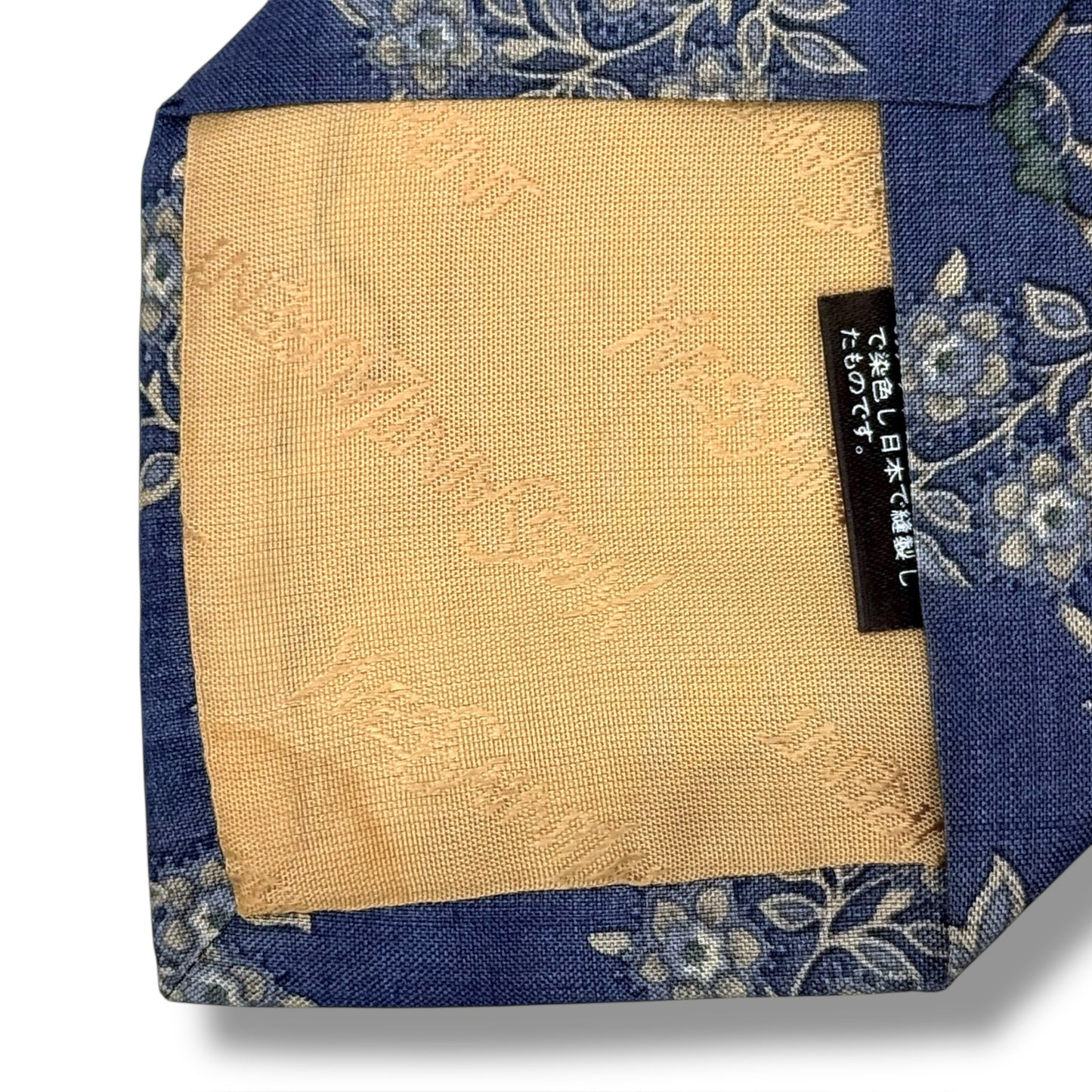 【7902】良品！サンローラン　ネクタイ　ライトブルー系　花柄