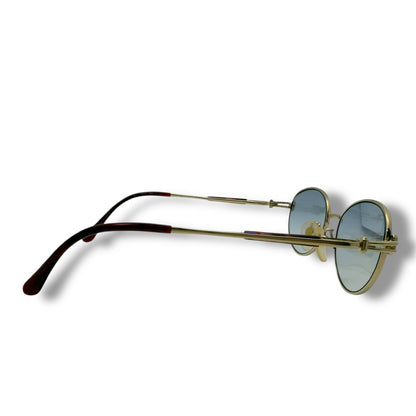 【155】イブサンローラン　メガネ　ゴールド系