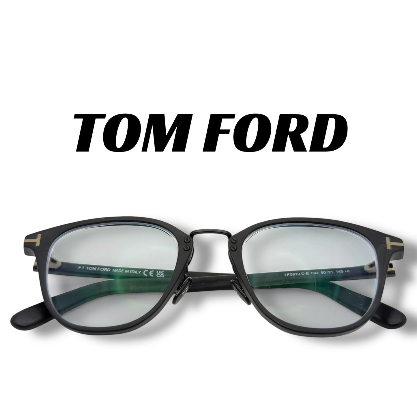 【160】美品ー良品！トムフォード　メガネ　ブラック系　TF5919