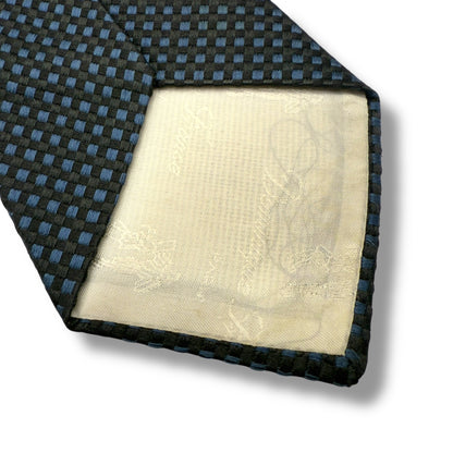 【7558】良品！ドミニクフランス　ネクタイ　ネイビー系