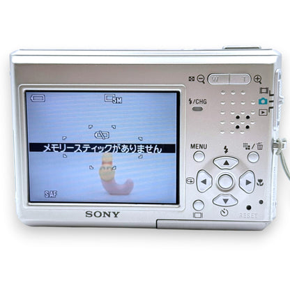 【158】SONY Cybershot DSC-T1　デジタルカメラ　シルバー系