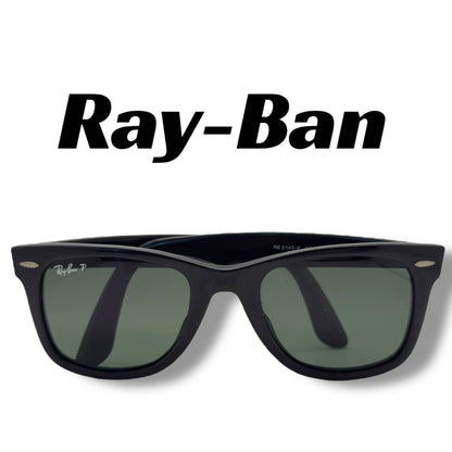 【167】可品！レイバン　サングラス　ブラック系　ウェイファーラー