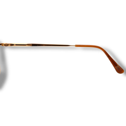 【173】可品！アルマーニ　メガネ　ゴールド系