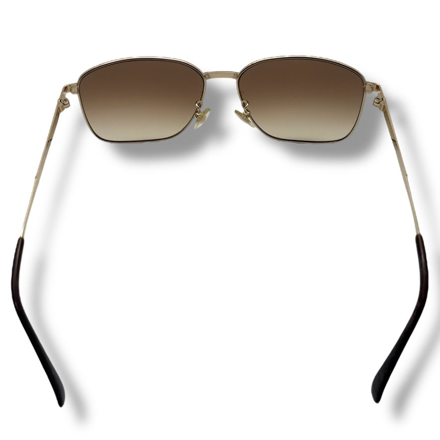 【212】美品ー良品！バーバリー　サングラス　ゴールド系