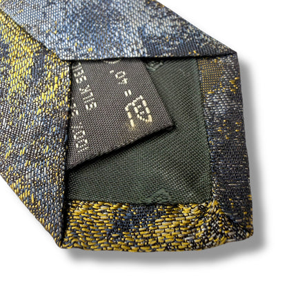 【7947】良品！エルメネジルドゼニア　ネクタイ　水色系