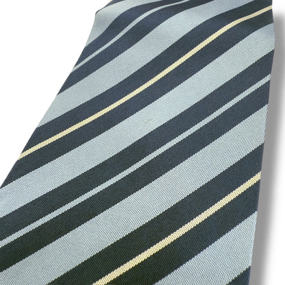 【7519】良品！ヴィヴィアン　ネクタイ　ブルー系　ストライプ柄
