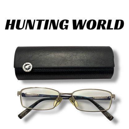 【205】可品！ハンティングワールド　メガネ　シルバー系