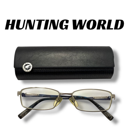 【205】可品！ハンティングワールド　メガネ　シルバー系