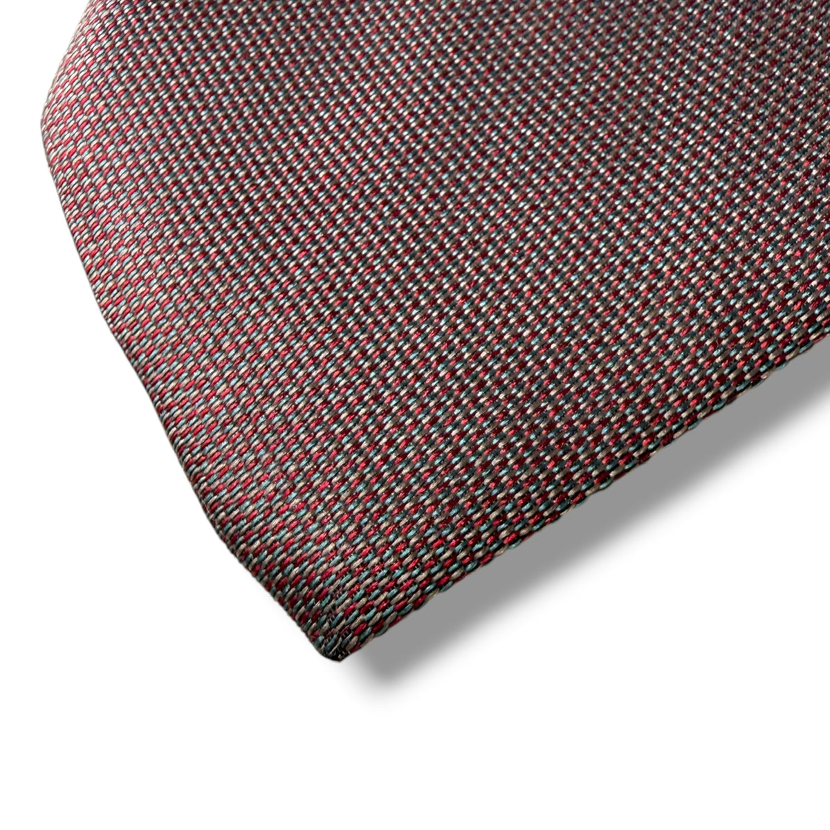 【8813】良品！フェンディ　ネクタイ　レッド×ブルー系