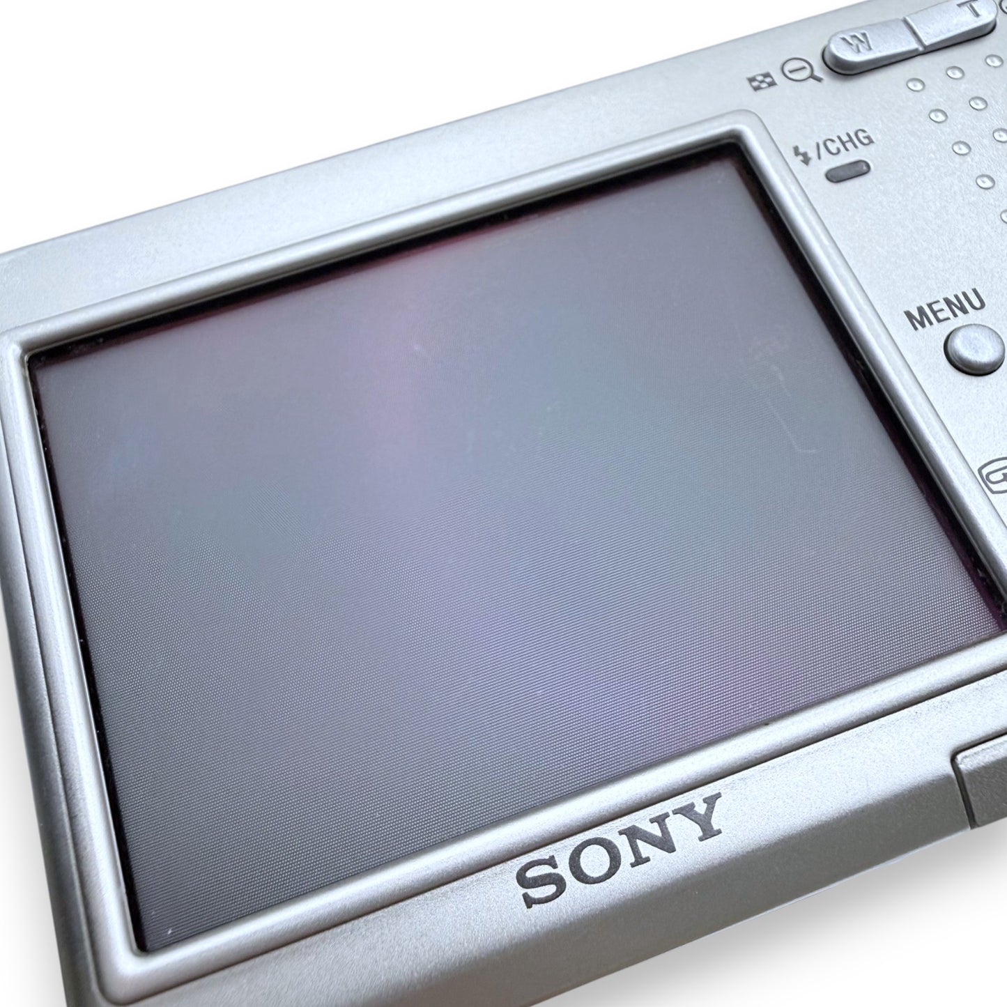 【158】SONY Cybershot DSC-T1　デジタルカメラ　シルバー系