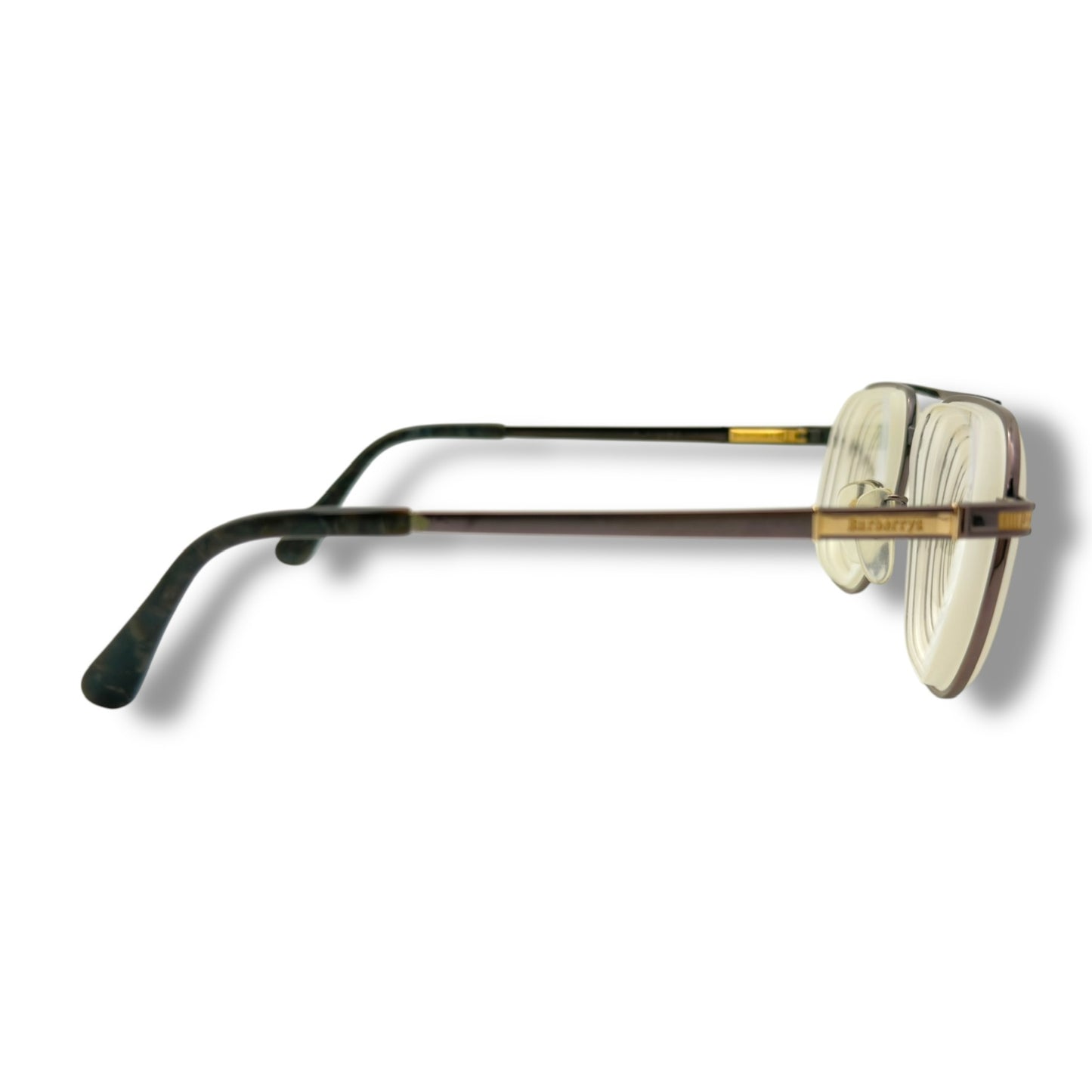 【156】良品！バーバリーズ　メガネ　ブラウン系