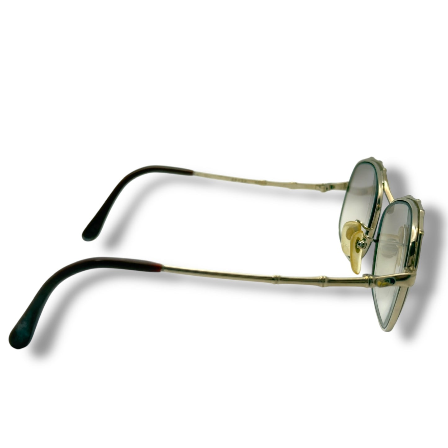 【157】良品！イブサンローラン　メガネ　ゴールド系