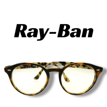 【158】良品！レイバン　メガネ　ブラウン系　