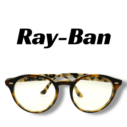 【158】良品！レイバン　メガネ　ブラウン系　