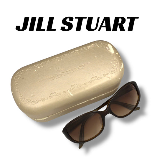 [91] Beautiful item! Jill Stuart sunglasses, brown, ribbon 