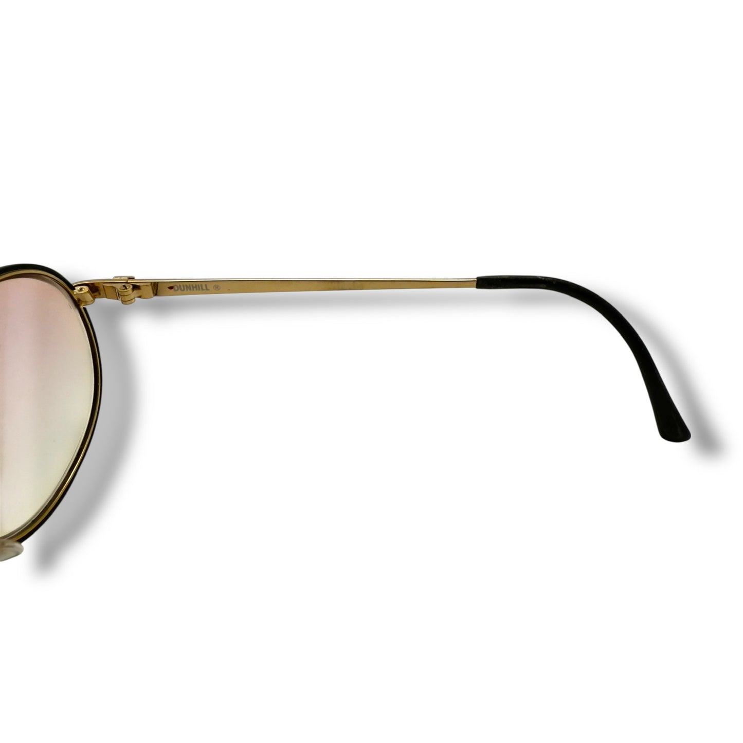 【215】可品！ダンヒル　メガネ　ゴールド系