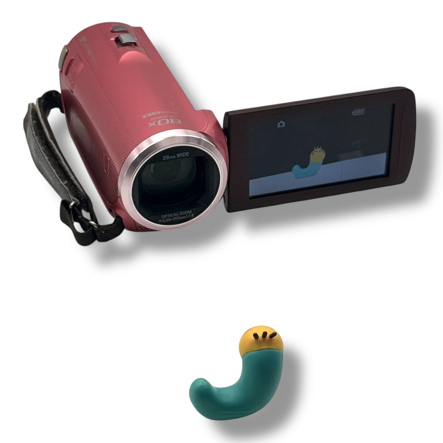 【157】Panasonic  HC-V520M デジタルビデオカメラ ピンク系
