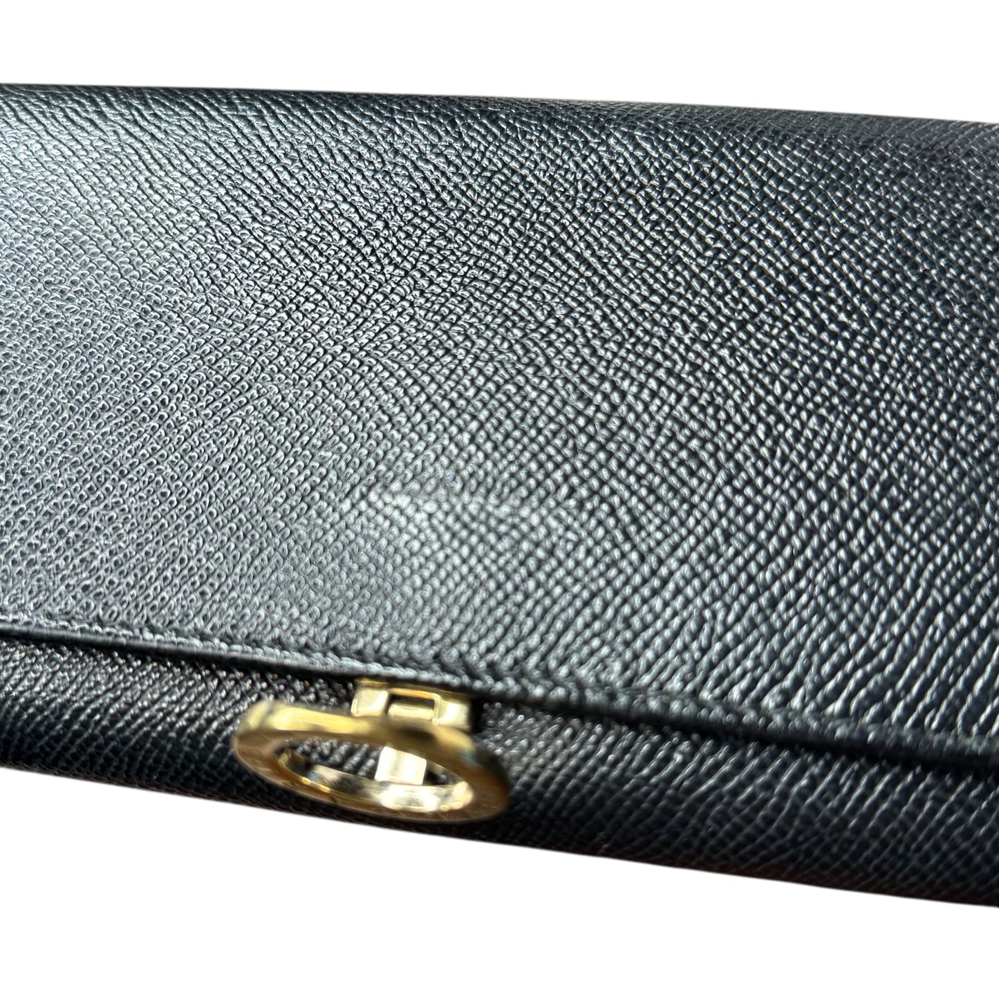 【美品】ブルガリ　長財布　ブラック系　ビーゼロワン　ロゴクリップ