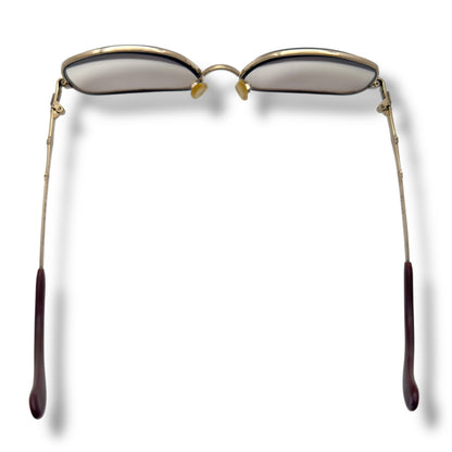 【157】良品！イブサンローラン　メガネ　ゴールド系